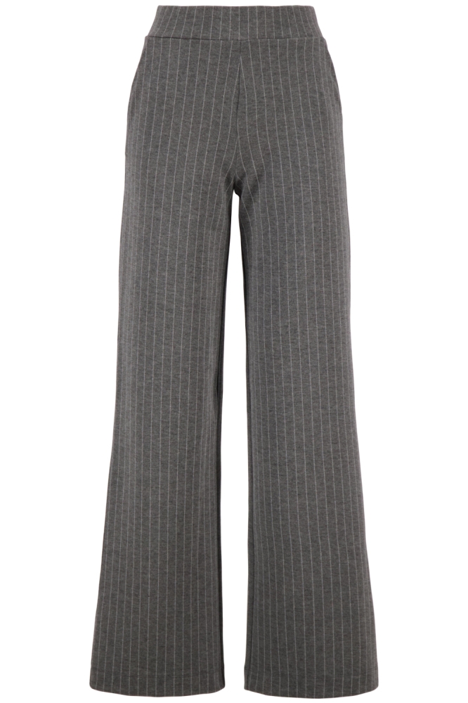 KRIJTSTREEP BROEK MET BANDPLOOIDETAIL 0303 088 2018 02 NAVY